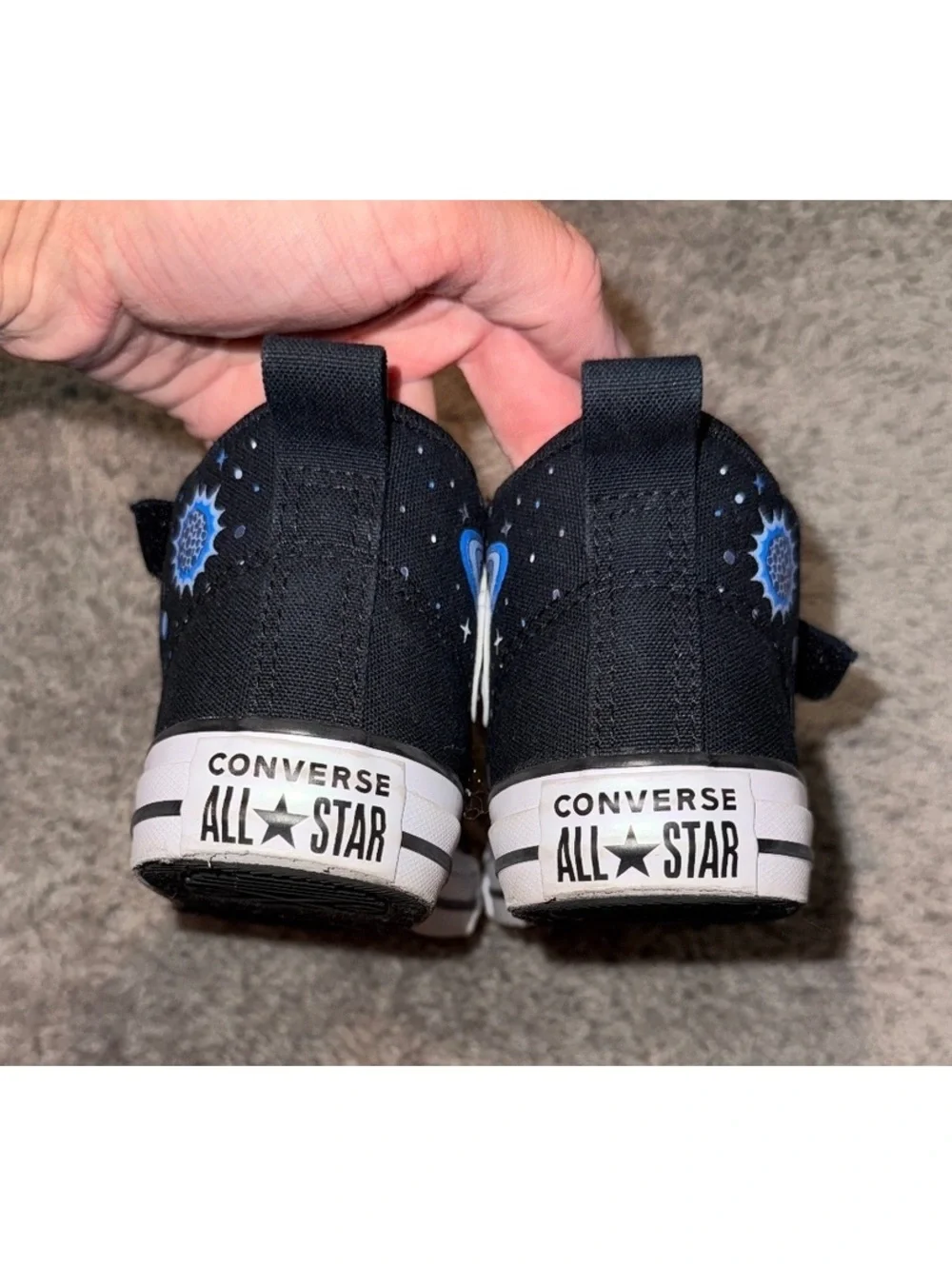 Converse Chuck Taylor All Star Space Rocket High Top Sneakers Kids Youth Size 2